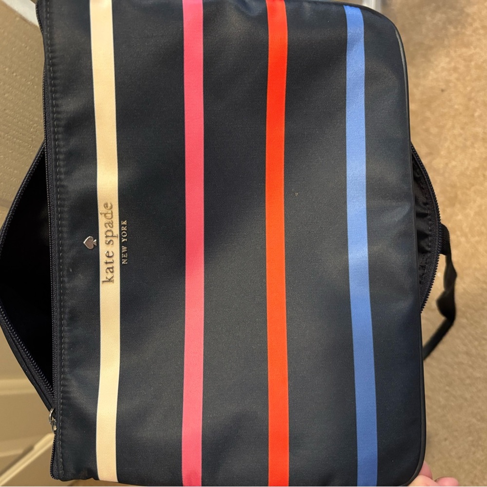*Ships Free* Kate Spade Multicolor Striped Tote with Pouch NWOT - Picture 6 of 6